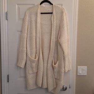 Open cardigan